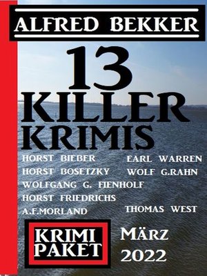 cover image of 13 Killer-Krimis März 2022